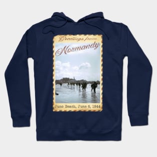 Greetings from Normandy - Juno Beach Hoodie